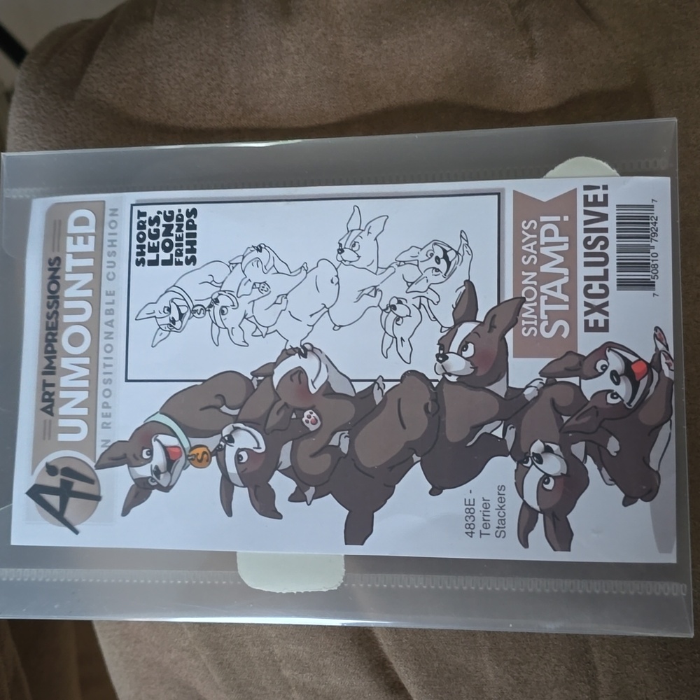 Simon says stamp -Terrier stackers